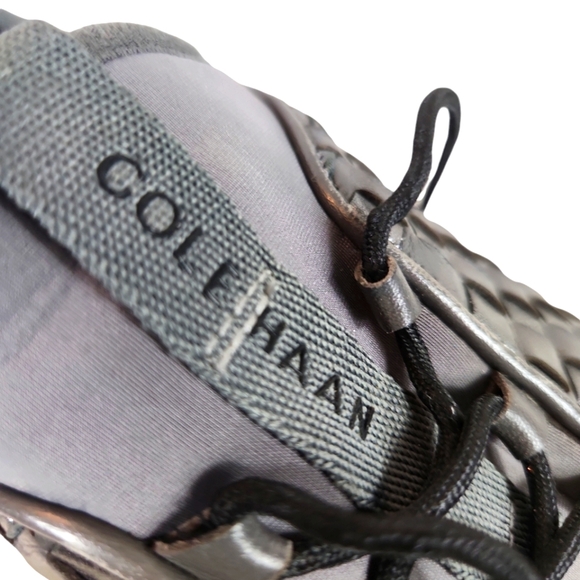 COLE HAAN, Studio Grand, women's Gray Leather casual shoes, Sz 8B - Picture 3 of 9